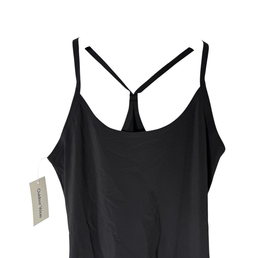 Outdoor Voices The Exercise Dress Black Size Small Racerback Built In Shorts - Picture 5 of 10